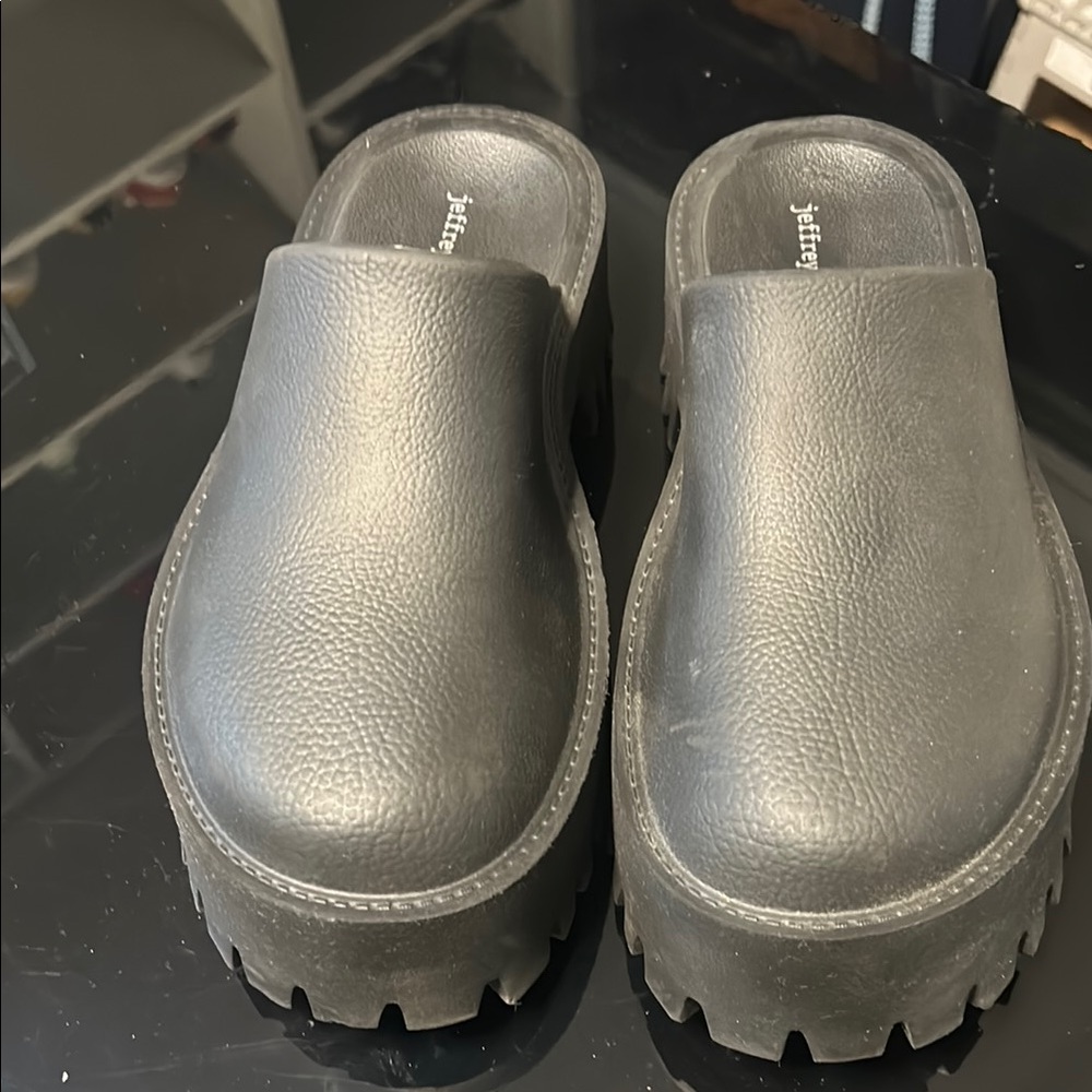 Jeffrey Campbell Black Mules